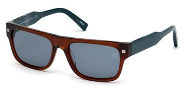 Ermenegildo Zegna EZ0088 50V Men's Sunglasses Brown Size 56