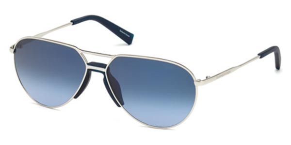 Ermenegildo Zegna EZ0096 16W Men's Sunglasses Silver Size 59