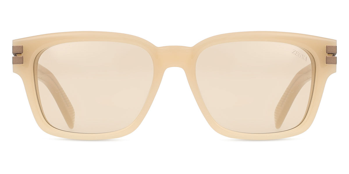Zegna EZ0237 57E 55 Bruna Solglas&ouml;gon M&auml;n