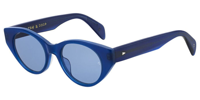 Rag & Bone RNB1045/G/S 6FQ/9O Butterfly Black Sunglasses  display picture 2