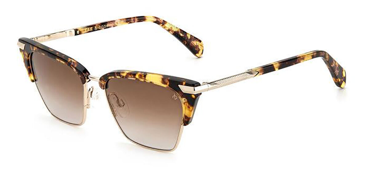 Rag \u0026 Bone RNB1053/S XNZ/HA Occhiali da Sole Beige Havana | SmartBuyGlasses  Italia