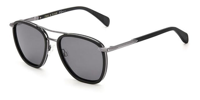 Rag & Bone sunglasses. Rag & Bone 5030/G/S Full Rim Aviator Gold Havana Sunglasses  main image 2