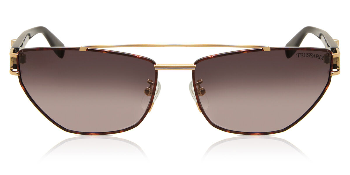 Trussardi STR375 0378 Women’s Sunglasses Tortoiseshell Size 61