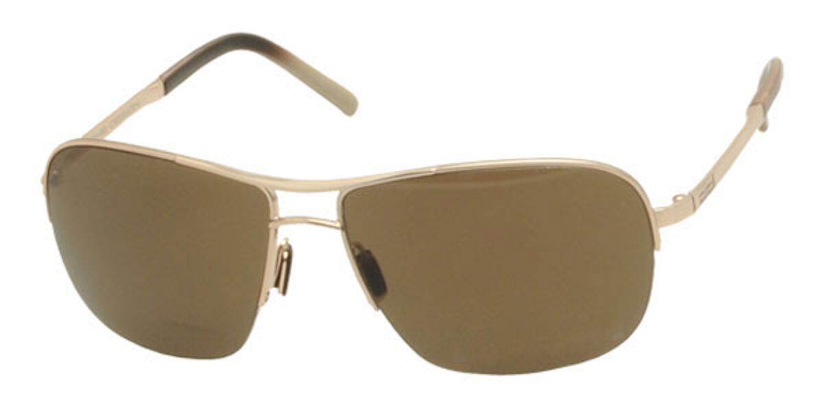 Porsche Design P8545 C Sunglasses Gold | VisionDirect Australia