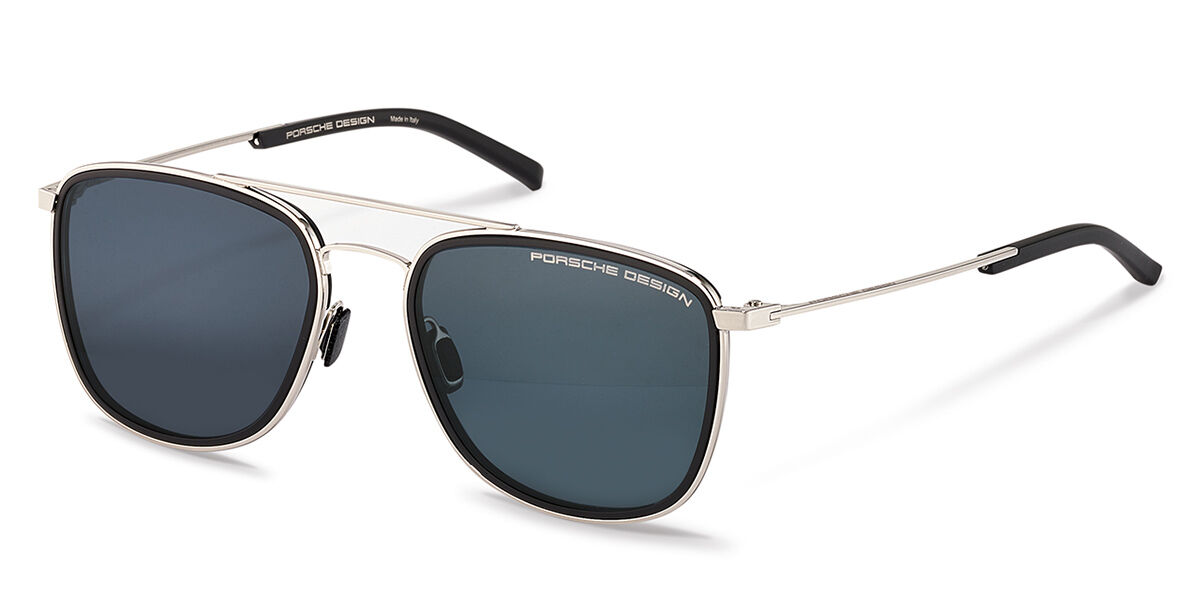 Porsche Design P8692 B Men's Sunglasses Silver Size 56