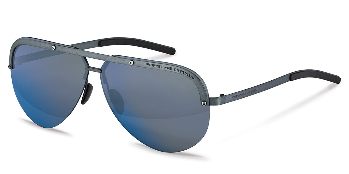 Porsche Design P8693 B 67 Lentes De Sol Para Hombre Grises