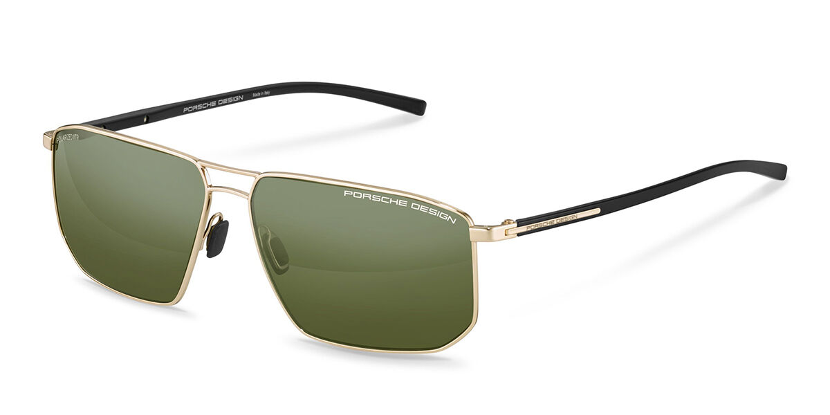 Porsche Design P8696 Polarized B Sunglasses Gold | VisionDirect Australia