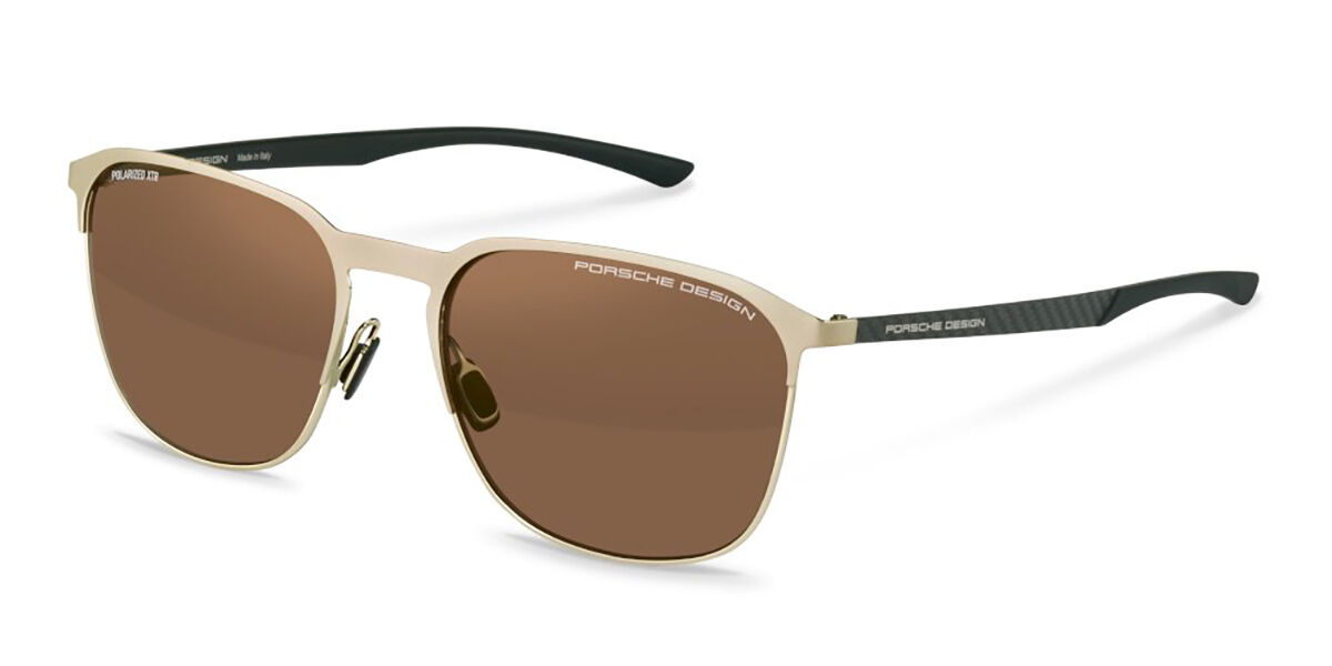 Image of Porsche Design P8979 Polarized C402 Óculos de Sol Masculino Dourados BRLPT