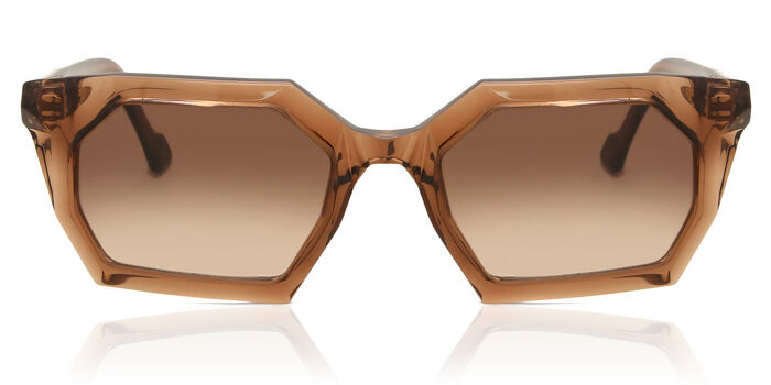 Yohji Yamamoto 5003-024 Grey Shell / Purple Lens Sunglasses Yohji Yamamoto 5003 024 Oval Grey Horn Sunglasses  main image 3