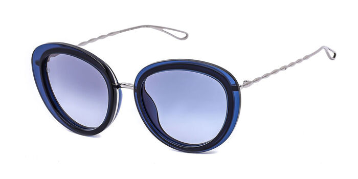 Elie Saab ES 064/S J5G Geometric Gold Sunglasses  display picture 1