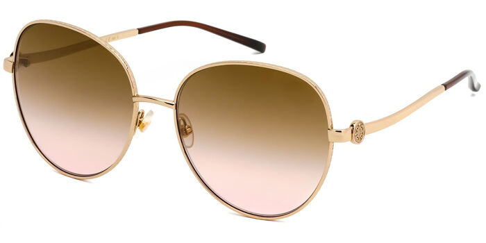 Elie Saab 032/S 0LHF/3X Square Burgundy Sunglasses  display picture 2