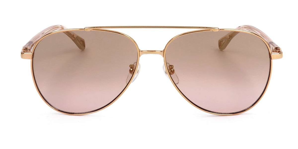 Photos - Sunglasses Zadig&Voltaire Zadig & Voltaire Zadig & Voltaire SZV265 8FCN Women's  Gold Size 60 