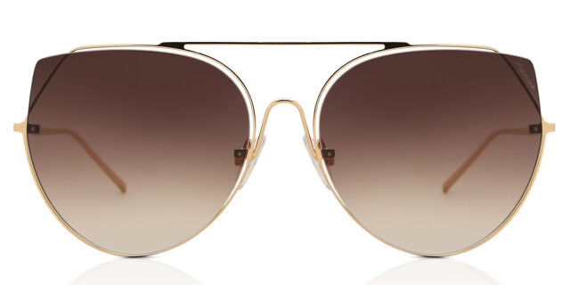 Ana Hickmann HI3068 04A Pilot Gold Sunglasses  display picture 1