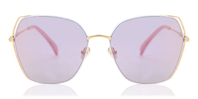 Bolon BL8057 B91 Square Gold Sunglasses | SmartBuyGlasses US display picture 1