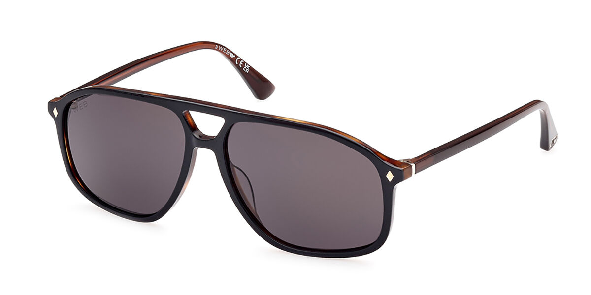 Web WE0338 05A Sunglasses Black | VisionDirect Australia