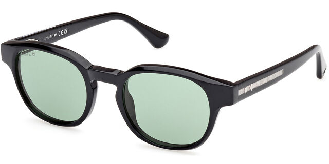 Web WE0361 05N Oval Black Sunglasses | SmartBuyGlasses US