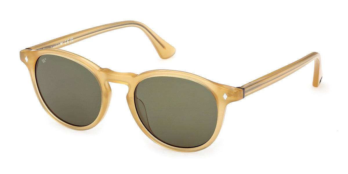 Photos - Sunglasses Web Eyewear Web Eyewear WE0328 41N Men's  Yellow Size 50