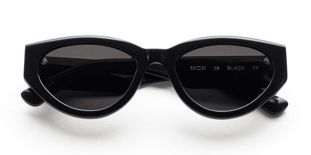 CHIMI 06 Black Cat Eye Black Sunglasses | SmartBuyGlasses US display picture 2