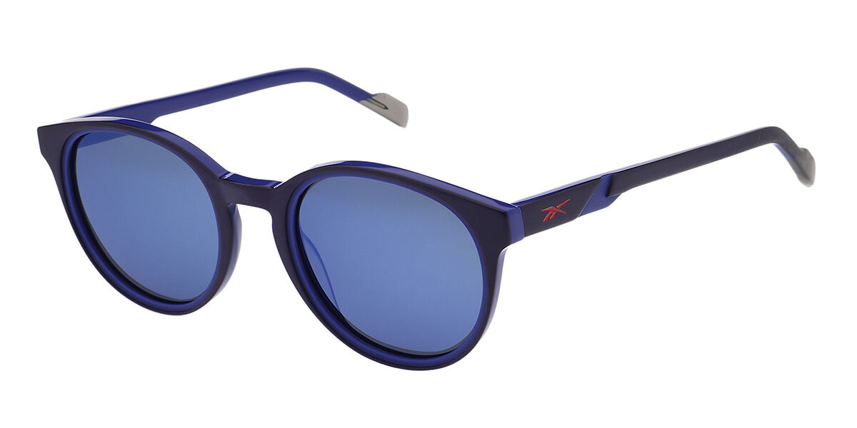 Reebok RBK5003 Polarized 617P 52 Blåa Solglasögon Män