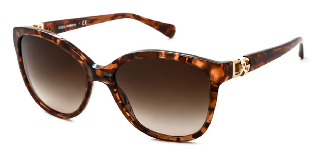 Dolce & Gabbana DG4162P Iconic Logo 2550/13 Sunglasses Brown ...