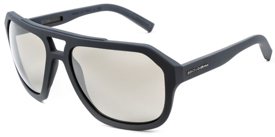 Dolce & Gabbana DG2146 Rubber Skin 12676G Sunglasses in Grey |  SmartBuyGlasses USA