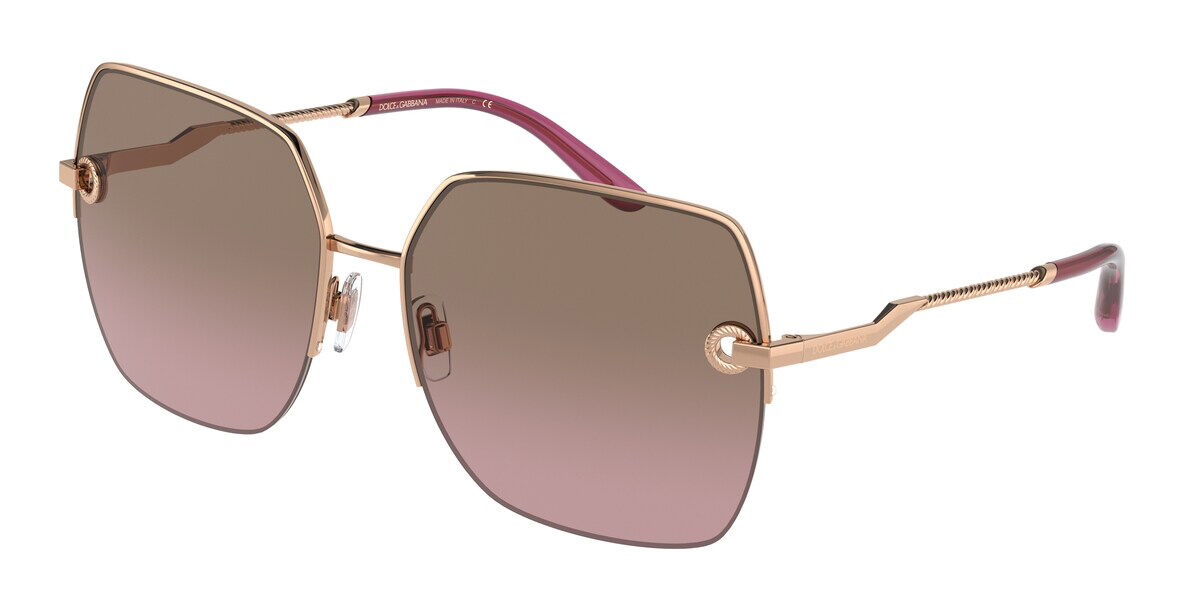 dolce and gabbana rose gold sunglasses