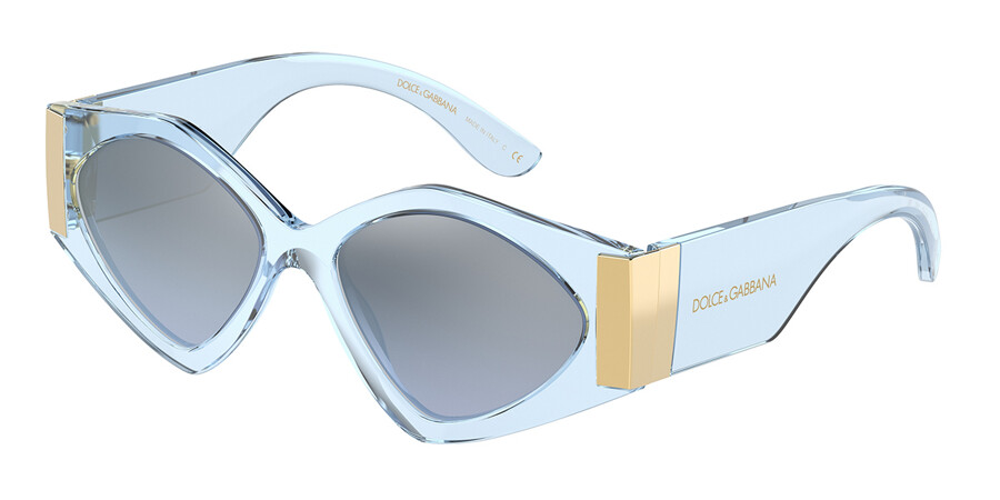 Dolce & Gabbana DG4396 29557C Sunglasses Transparent Light Blue |  SmartBuyGlasses UK