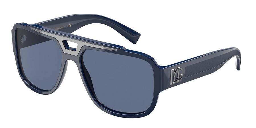 Dolce & Gabbana DG4389F Asian Fit 328080 Sunglasses Blue | VisionDirect  Australia