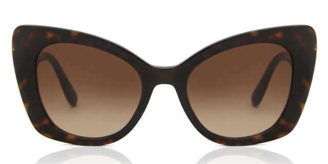 New Authentic DOLCE & GABBANA Women\'s Brown Butterfly Sunglasses DG4405-502 Dolce & Gabbana DG4405F 502/13 Sunglasses Women main image 3