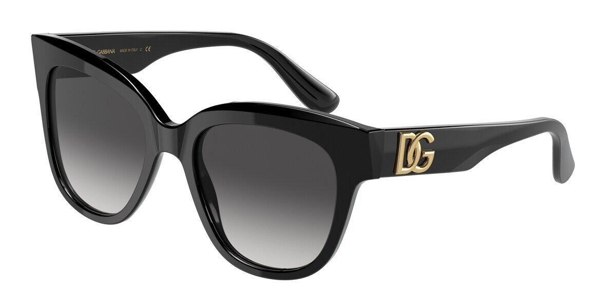 enkelt gang sammenbrud tin Dolce & Gabbana DG4407F Asian Fit 501/8G Sunglasses in Black |  SmartBuyGlasses USA
