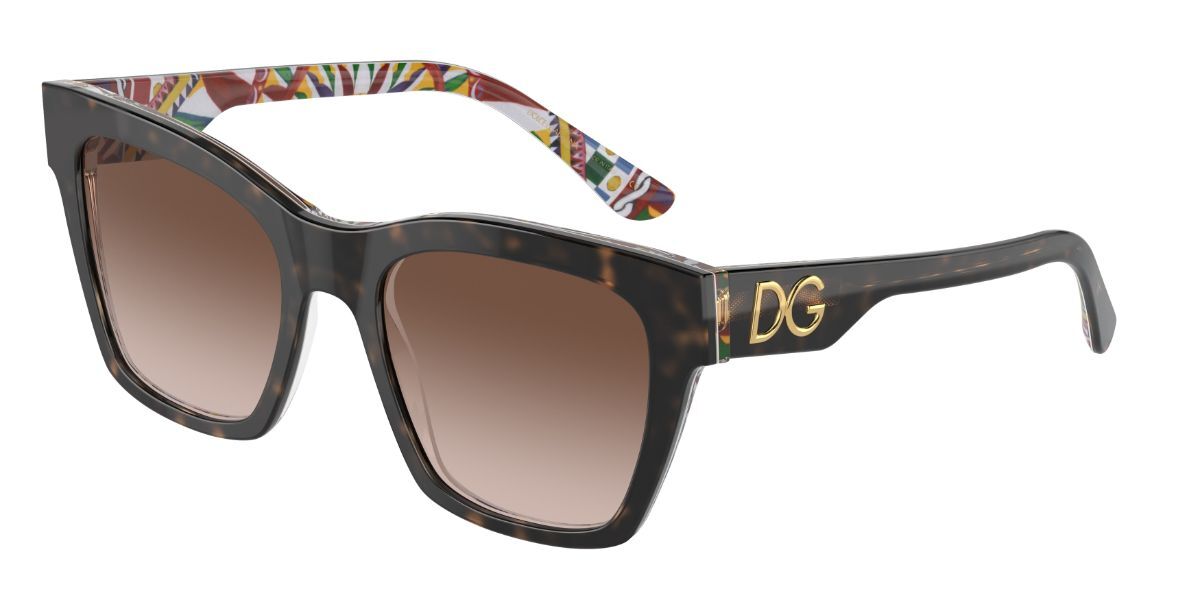 Photos - Sunglasses D&G Dolce & Gabbana Dolce & Gabbana DG4384 321773 Women’s  Tortoises 