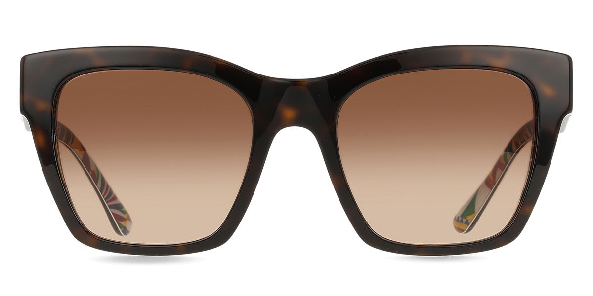 Dolce & Gabbana DG4384 321773 Square Dark Tortoise On  display picture 2