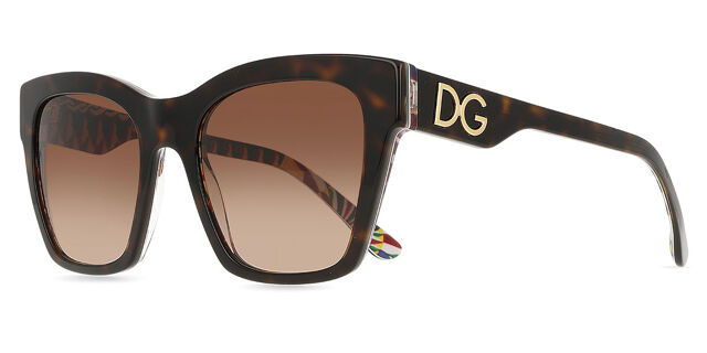 Dolce & Gabbana Sunglasses DG4384-321773-53 New with tags DOLCE & GABBANA havana/brown gradient DG4384 321773 53  main image 4