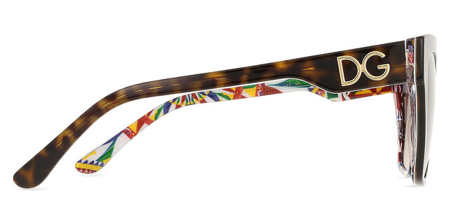 Dolce & Gabbana DG4384 321773 Square Dark Tortoise On  display picture 1