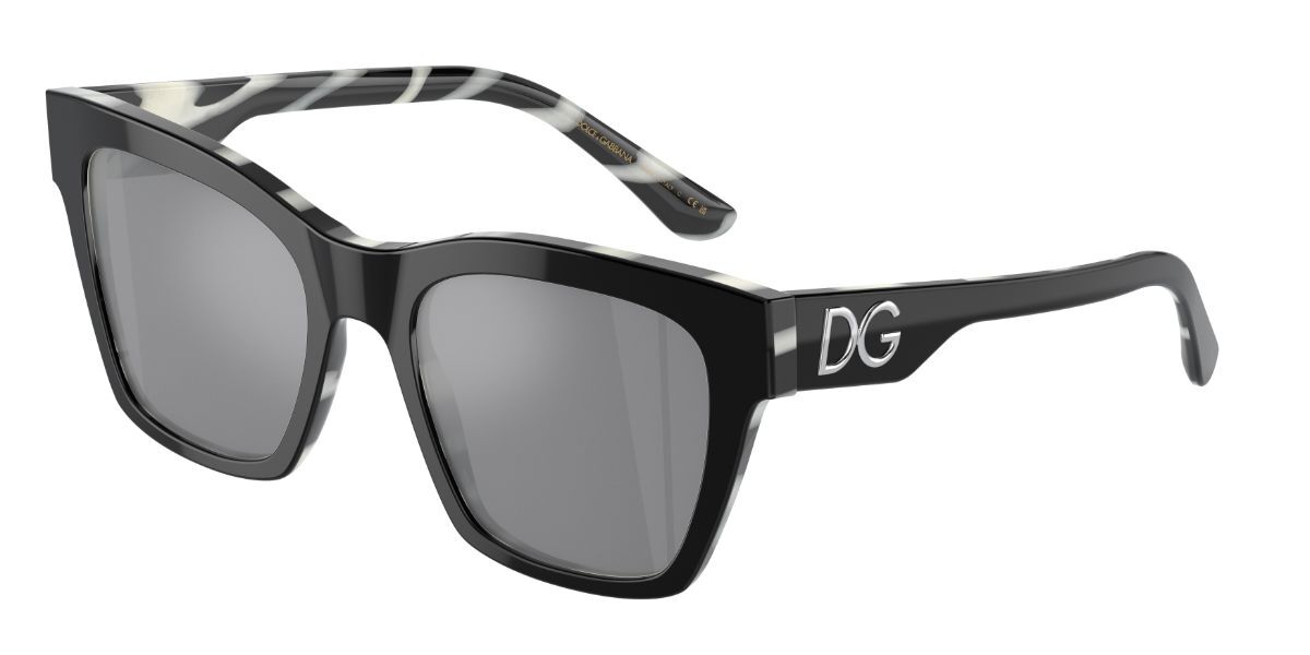 Photos - Sunglasses D&G Dolce & Gabbana Dolce & Gabbana DG4384 33726G Women’s  Black Siz 