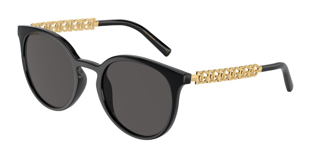 Photos - Sunglasses D&G Dolce & Gabbana Dolce & Gabbana DG6189U 501/87 Women’s  Black Si 
