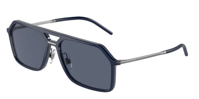 Dolce & Gabbana DG6196 Polarized 32942V Pilot Navy Blue  display picture 1