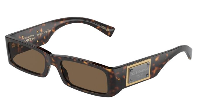 Dolce & Gabbana Sunglasses DG4444-328473-55 New with tags DOLCE E GABBANA DG4444 328473 Camel Light Brown 55 mm Men main image 4
