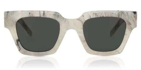 Dolce & Gabbana DG4413 342887 Square Grey Marble Sunglasses  display picture 1