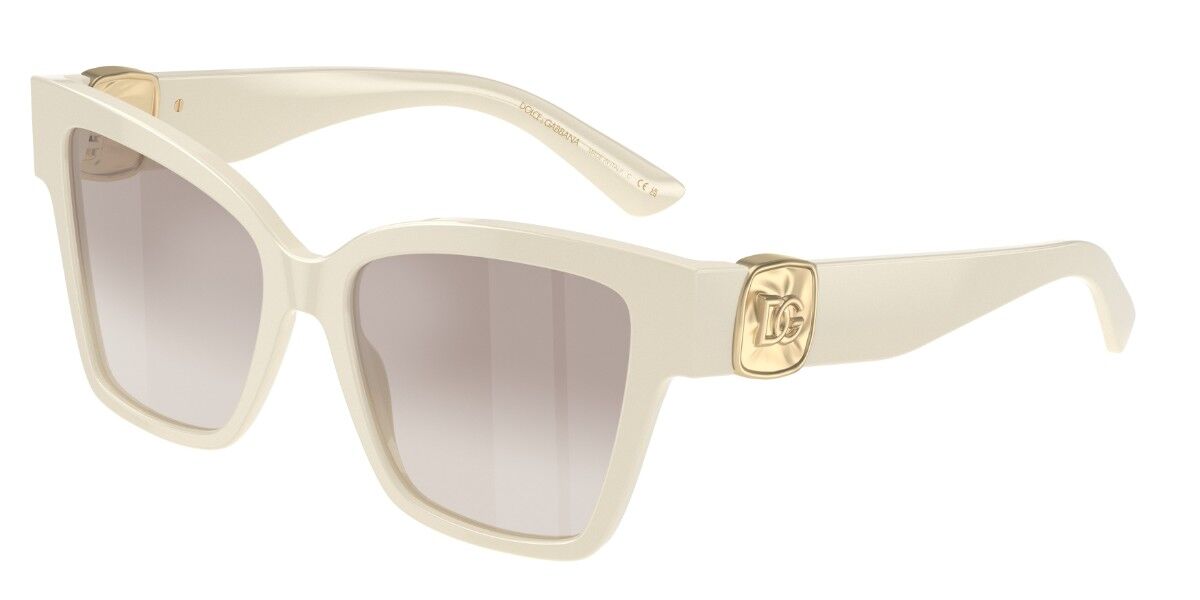 Dolce & Gabbana DG4470F Asian Fit 331294 Women's Sunglasses White Size 54