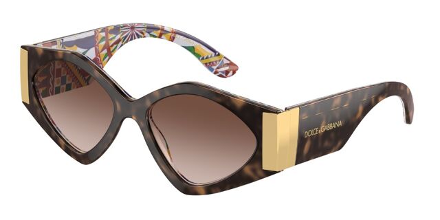 Dolce & Gabbana DG4396 321713 Geometric Dark Tortoise On  display picture 1