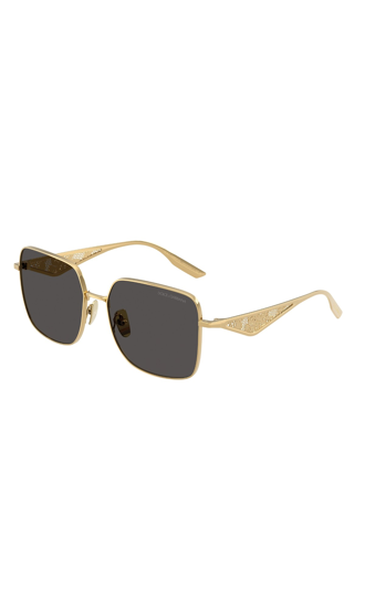 Lunettes De Soleil Dolce & Gabbana DG2311 K05/0V - Cat Eye, Miroir Or, Italie, Neuves