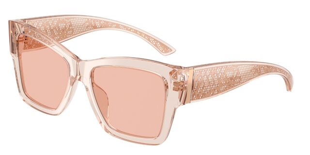 Dolce & Gabbana DG4493 314884 Square Transparent Peachy Pink  display picture 1