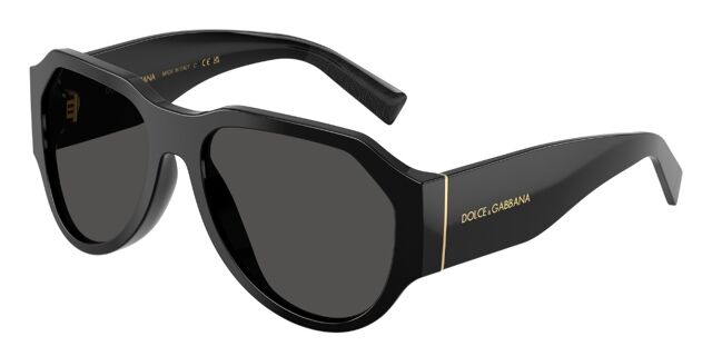 Dolce & Gabbana DG4504 501/87 Geometric Black Sunglasses 