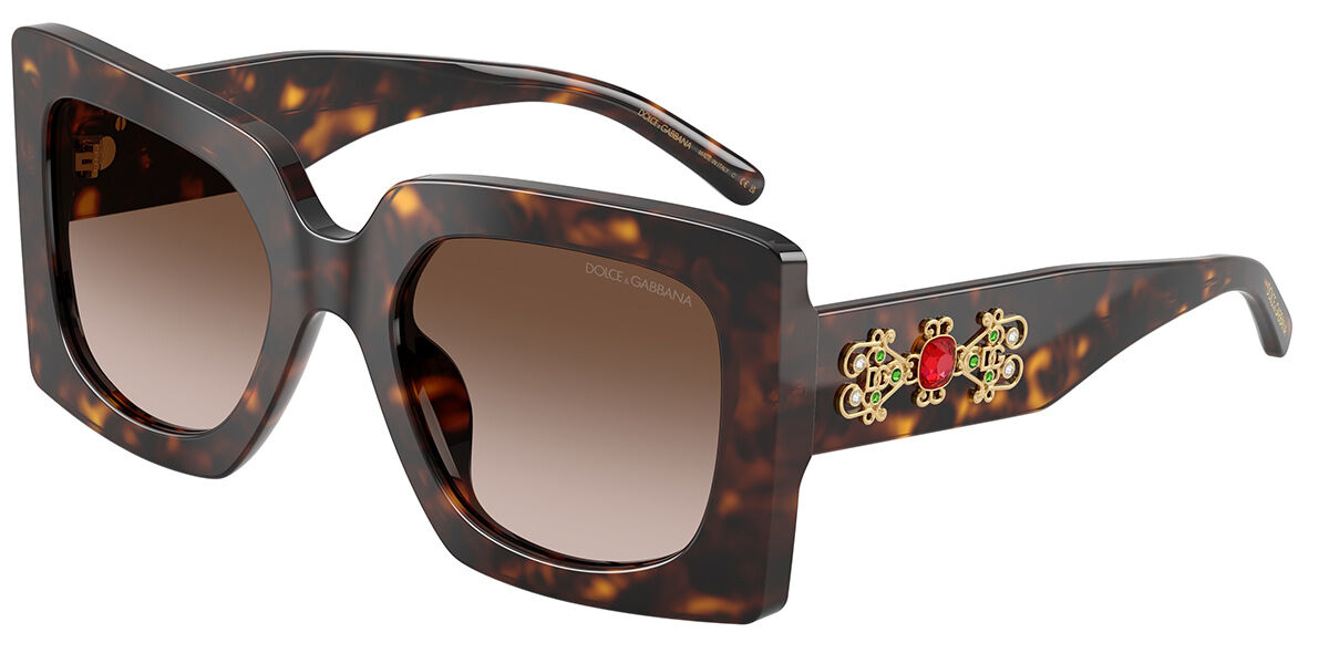 Dolce & Gabbana Damski Dark Tortoise Dg4525b 502/13 54 Tortoiseshell E Okulary Przeciwsloneczne