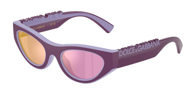 Dolce & Gabbana DX6012 Kids 33601T Cat Eye Purple On Bubble  display picture 3