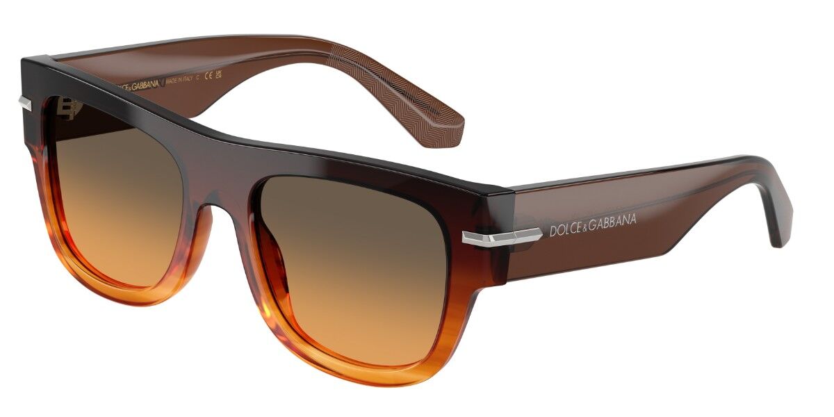 Photos - Sunglasses D&G Dolce & Gabbana Dolce & Gabbana DG4484 348618 Men's  Brown Size 54 