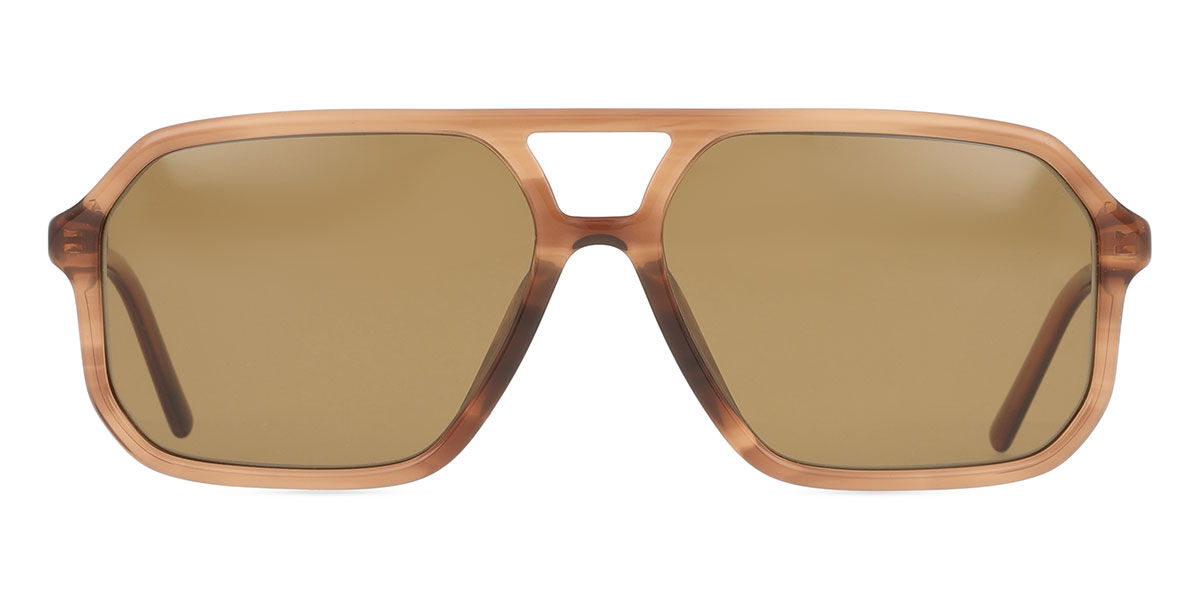 Dolce & Gabbana DG4541 Polarized 348183 Men's Sunglasses Brown Size 59