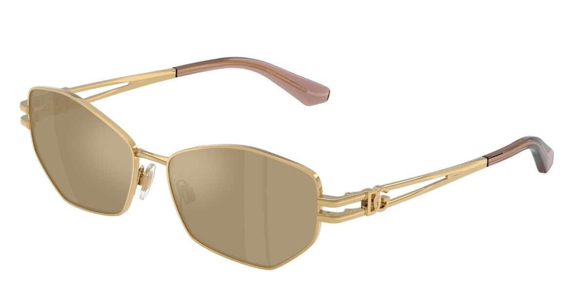 Dolce & Gabbana DG2338 02/03 58 Lunettes De Soleil Femme Dorées