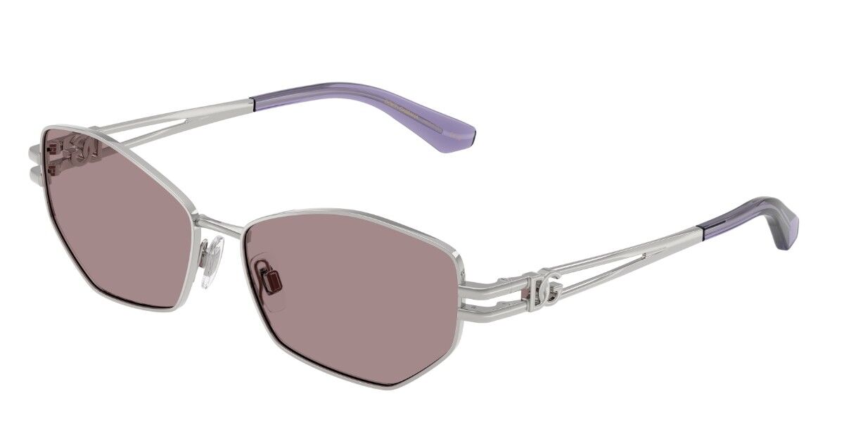 Dolce & Gabbana DG2338 05/LA Women’s Sunglasses Silver Size 58
